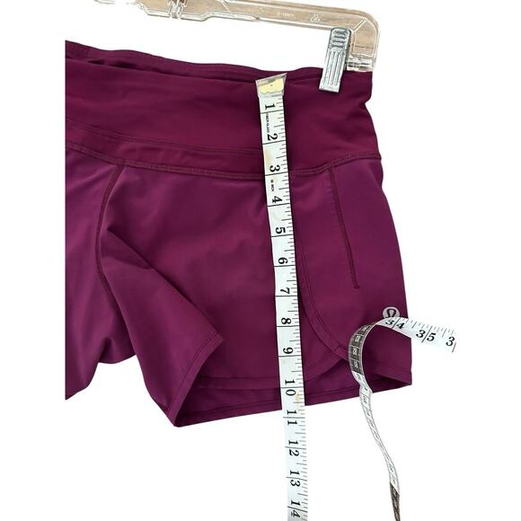 Lululemon Women’s Speed Short 2.5" Size 6 Dark Mystic Purple (4-way Stretch) - Picture 4 of 9